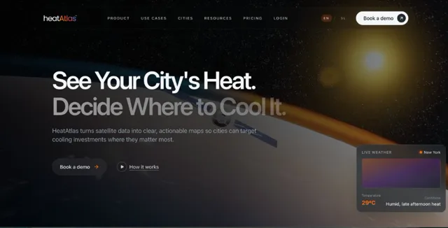 HeatAtlas.com - urban heat intelligence platform
